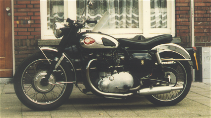 BSA with JAWA sidecar