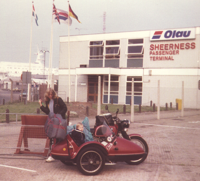 BMW R60/5 with Eagle sidecar in England